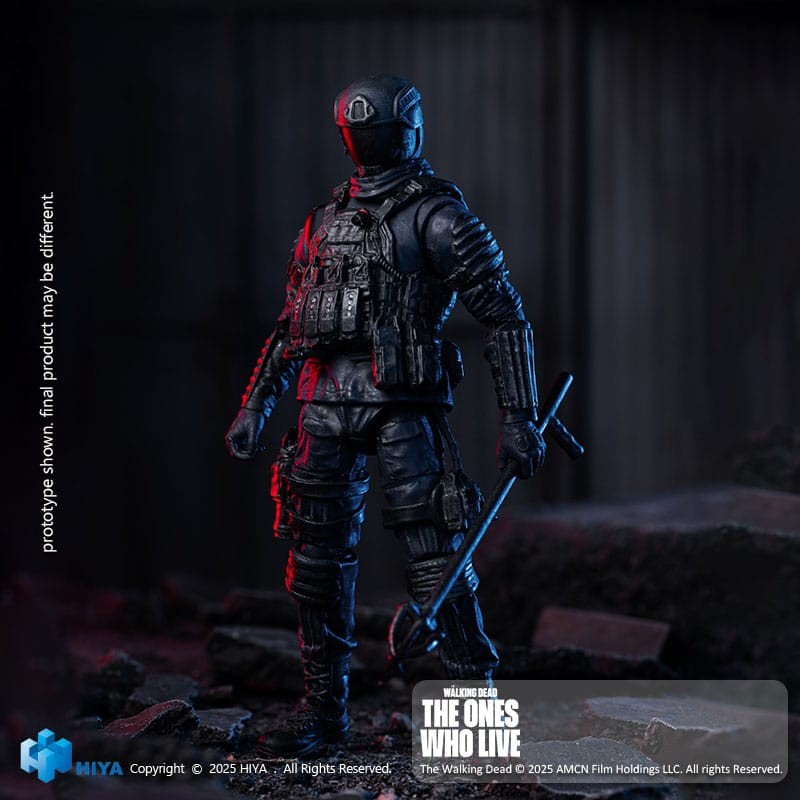 The Walking Dead: The Ones Who Lived Exquisite Mini Action Figure 1/18 CRM Soldier 10 cm | 6957534205286