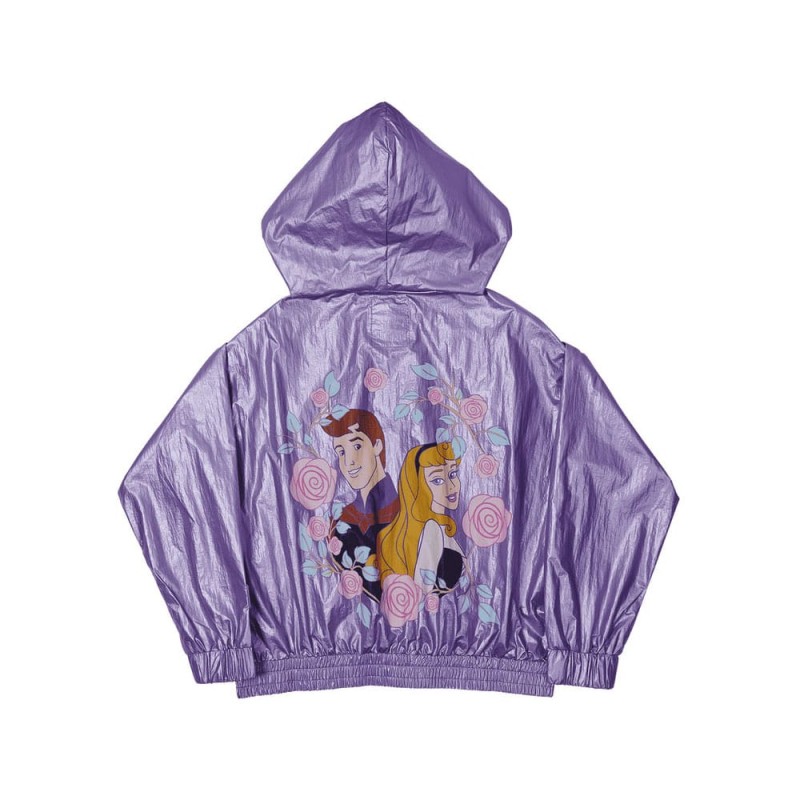 Disney by Loungefly Windbreaker Jacket Princess Aurora & Prince Phillip Size L | 0671803546202