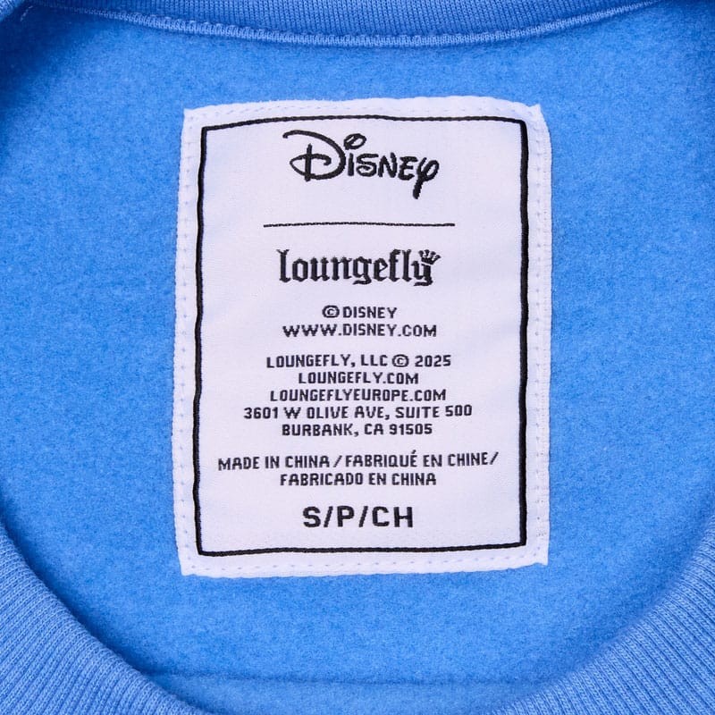 Disney by Loungefly Sweatshirt Unisex Dogs & Cats Oversized Crewneck Size L | 0671803547025