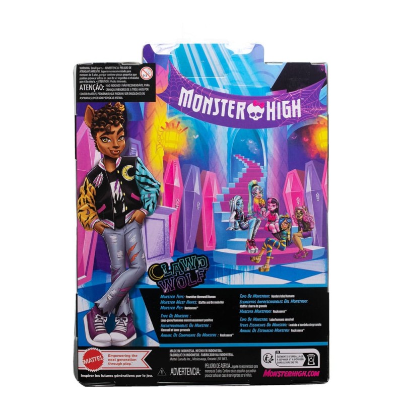 Monster High Doll Clawd Wolf | 0194735139507