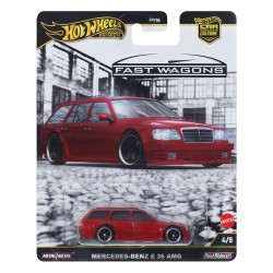 Hot Wheels Premium Car Culture Diecast Vehicle 1/64 Mercedes-Benz E 36 AMG