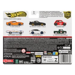Hot Wheels Premium Car Culture Diecast Vehicle 2-Pack 1/64 '96 Nissan 180SX Type X & Nissan SilEighty | 0194735262632
