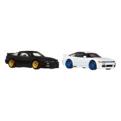 Hot Wheels Premium Car Culture Diecast Vehicle 2-Pack 1/64 '96 Nissan 180SX Type X & Nissan SilEighty | 0194735262632