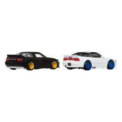 Hot Wheels Premium Car Culture Diecast Vehicle 2-Pack 1/64 '96 Nissan 180SX Type X & Nissan SilEighty | 0194735262632