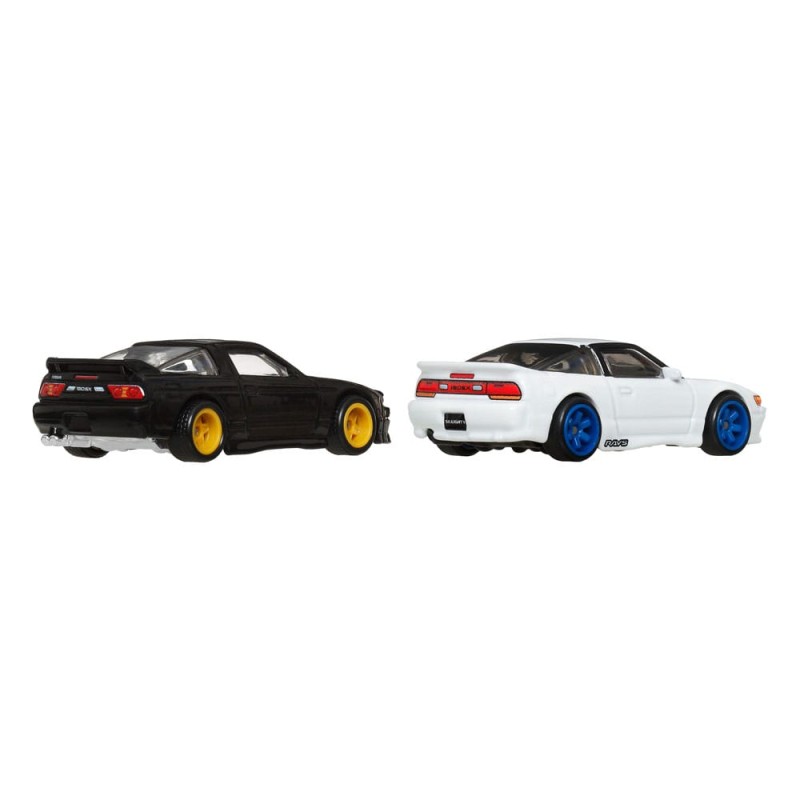 Hot Wheels Premium Car Culture Diecast Vehicle 2-Pack 1/64 '96 Nissan 180SX Type X & Nissan SilEighty | 0194735262632