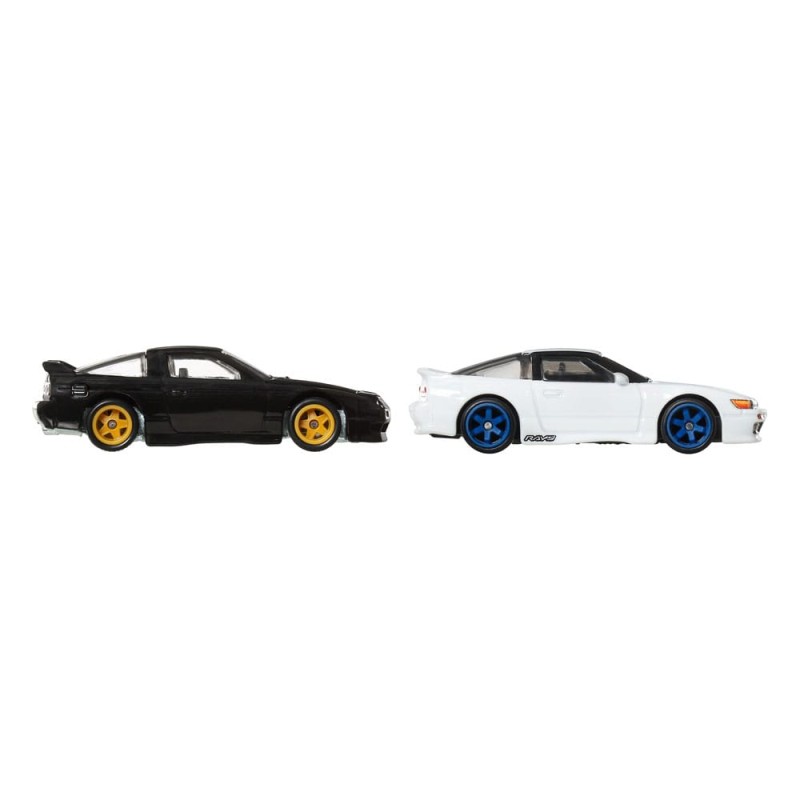 Hot Wheels Premium Car Culture Diecast Vehicle 2-Pack 1/64 '96 Nissan 180SX Type X & Nissan SilEighty | 0194735262632