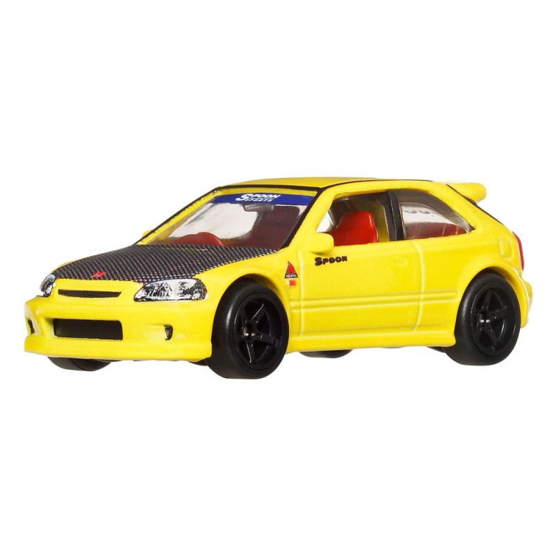 Hot Wheels Premium Car Culture Diecast Vehicle 2-Pack 1/64 '99 Honda Civic Type R (EK9) & Honda Civic Type R | 0194735262571