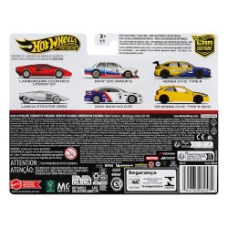 Hot Wheels Premium Car Culture Diecast Vehicle 2-Pack 1/64 '99 Honda Civic Type R (EK9) & Honda Civic Type R | 0194735262571