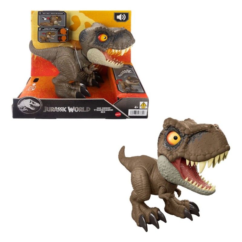 Jurassic World Action Figure with Sound Roar Command Tyrannosaurus Rex 16 cm | 0194735277346