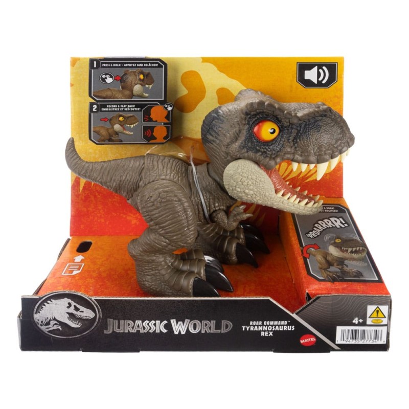 Jurassic World Action Figure with Sound Roar Command Tyrannosaurus Rex 16 cm | 0194735277346