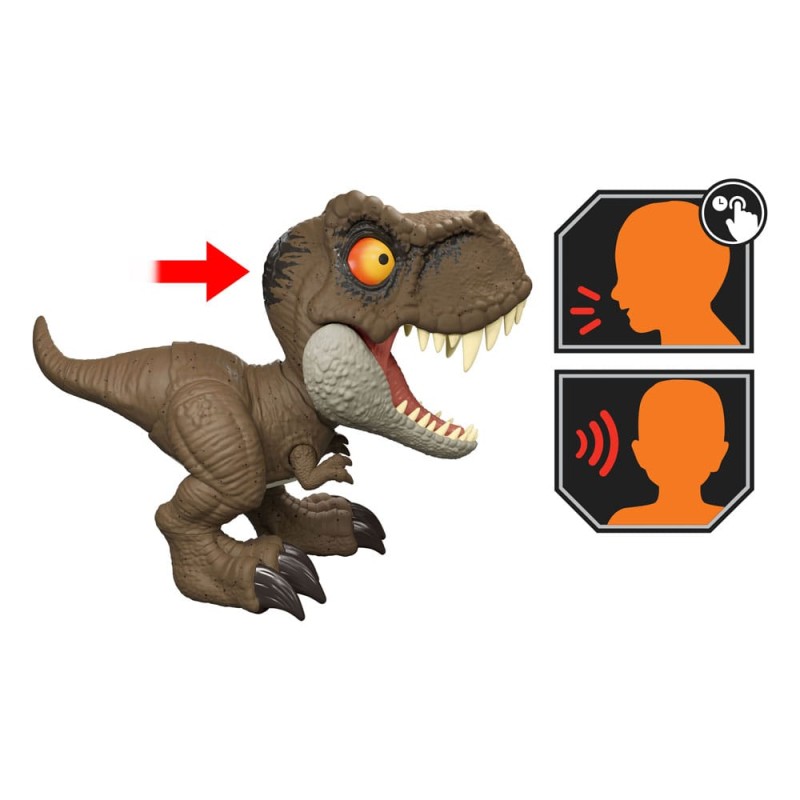 Jurassic World Action Figure with Sound Roar Command Tyrannosaurus Rex 16 cm | 0194735277346
