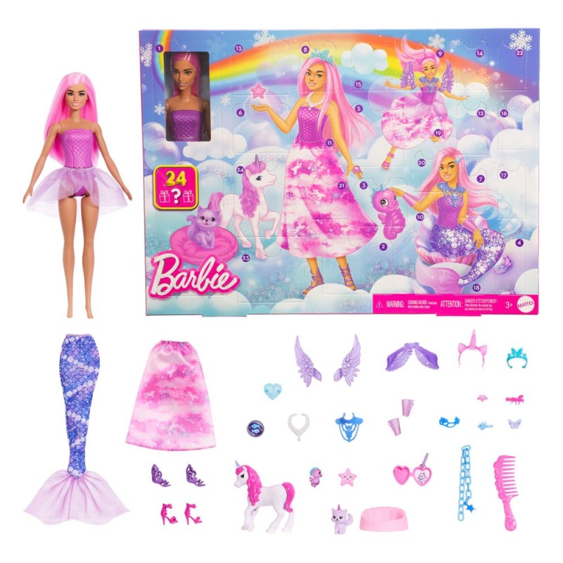 Barbie Advent Calendar with Doll Fantasy | 0194735300402