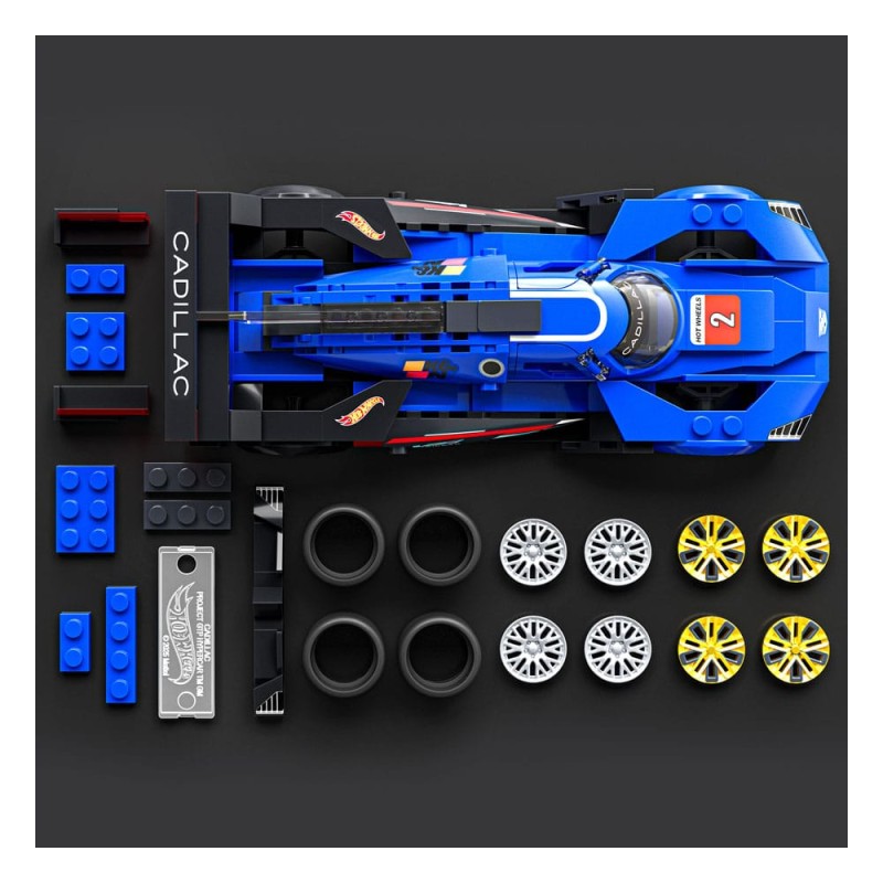 Mattel Brick Shop Hot Wheels Speed Series Building Set 1/32 Cadillac Project GTP Hypercar | 0194735331574