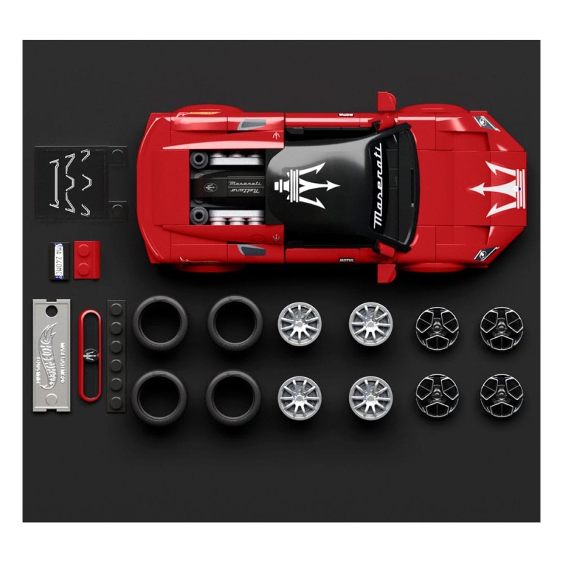 Mattel Brick Shop Hot Wheels Speed Series Building Set 1/32 Maserati MC20 | 0194735331543