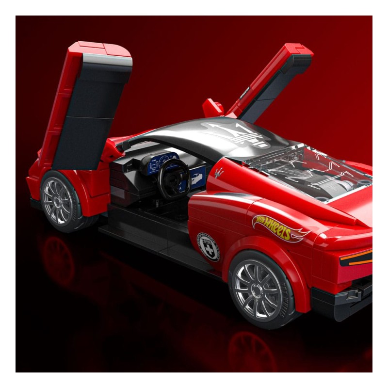 Mattel Brick Shop Hot Wheels Speed Series Building Set 1/32 Maserati MC20 | 0194735331543