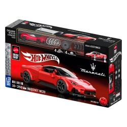 Mattel Brick Shop Hot Wheels Speed Series Building Set 1/32 Maserati MC20 | 0194735331543