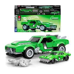 Mattel Brick Shop Hot Wheels Speed Series Building Set 1/32 Custom '68 Camaro | 0194735304837