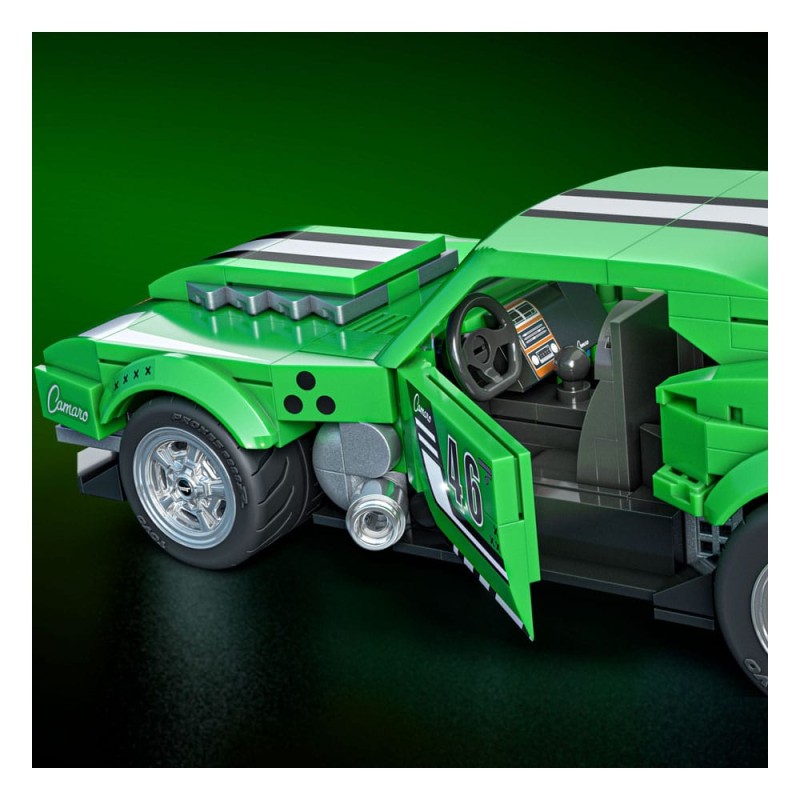 Mattel Brick Shop Hot Wheels Speed Series Building Set 1/32 Custom '68 Camaro | 0194735304837
