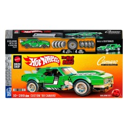 Mattel Brick Shop Hot Wheels Speed Series Building Set 1/32 Custom '68 Camaro | 0194735304837