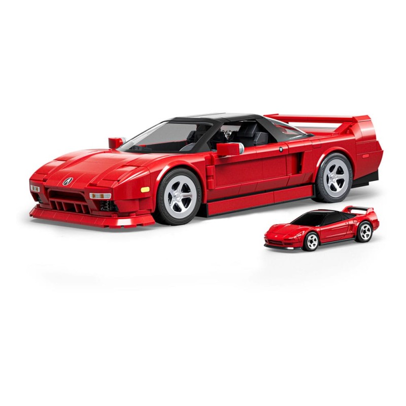Mattel Brick Shop Hot Wheels Elite Series Building Set 1/16 '90 Acura NSX | 0194735304806