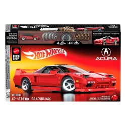 Mattel Brick Shop Hot Wheels Elite Series Building Set 1/16 '90 Acura NSX | 0194735304806