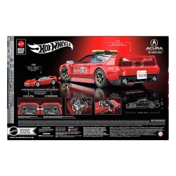 Mattel Brick Shop Hot Wheels Elite Series Building Set 1/16 '90 Acura NSX | 0194735304806