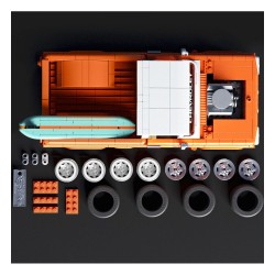 Mattel Brick Shop Hot Wheels Elite Series Building Set 1/16 Custom '62 Chevy Pickup | 0194735304820