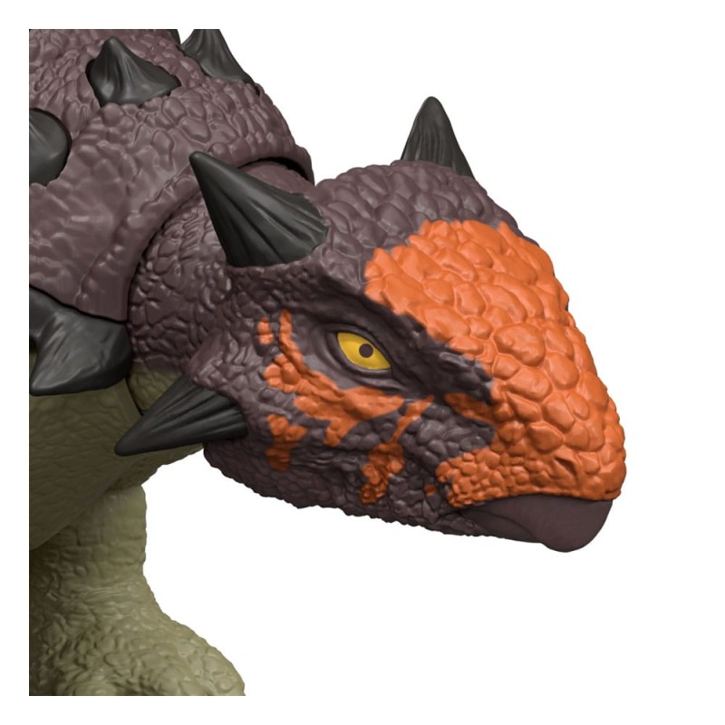 Jurassic World Rebirth Action Figure with Sound Wild Roar Ankylosaurus 7 cm | 0194735309870