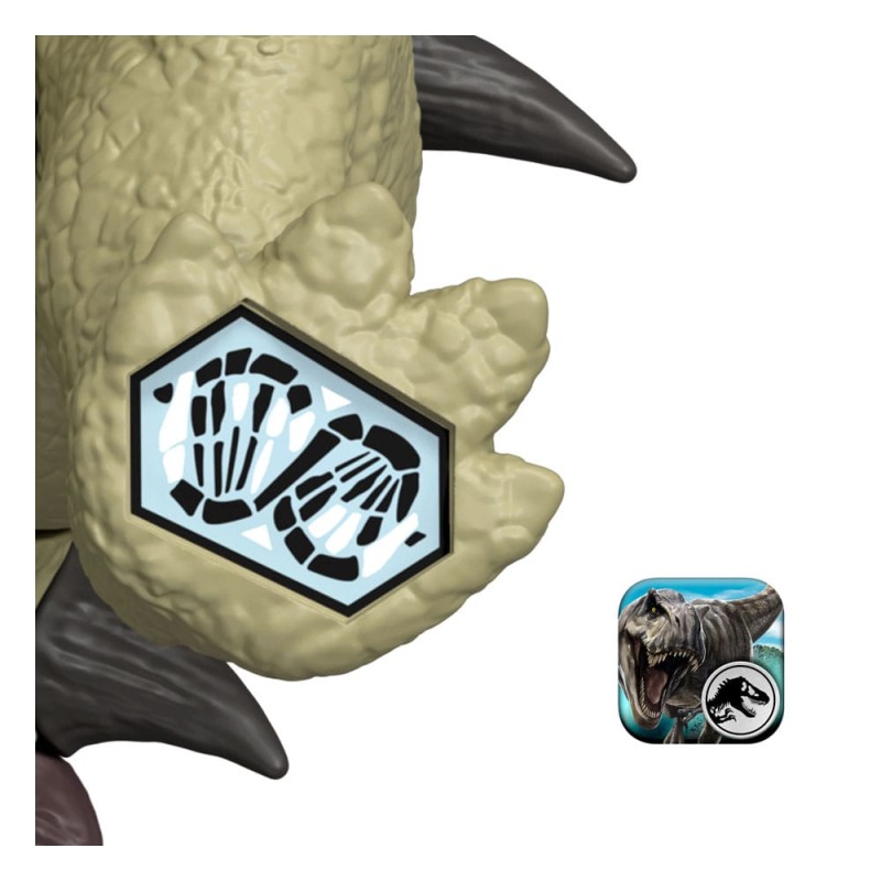 Jurassic World Rebirth Action Figure with Sound Wild Roar Ankylosaurus 7 cm | 0194735309870