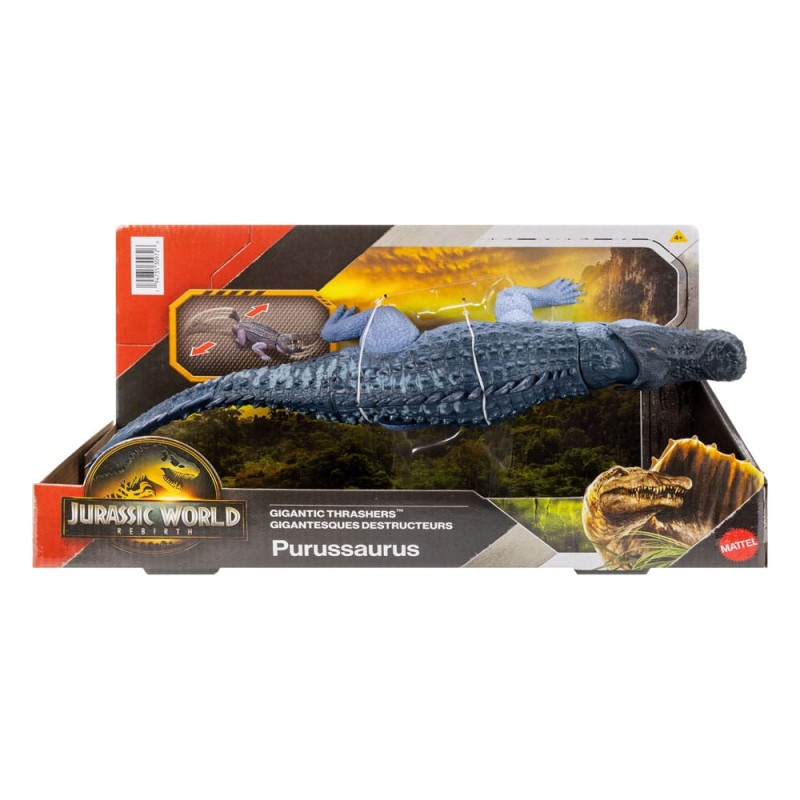 Jurassic World Rebirth Action Figure Gigantic Thrashers Purussaurus 37 cm | 0194735309726