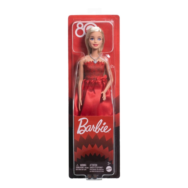 Barbie 80th Anniversary Doll Ruby Red | 0194735311200
