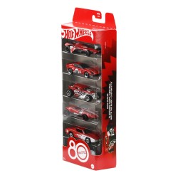 Hot Wheels Diecast Vehicle 5-Pack 1/64 80th Anniversary | 0194735315789