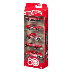 Hot Wheels Diecast Vehicle 5-Pack 1/64 80th Anniversary | 0194735315789