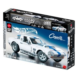 Mattel Brick Shop Hot Wheels Elite Series Building Set 1/16 Corvette Grand Sport | 0194735320592