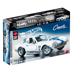 Mattel Brick Shop Hot Wheels Elite Series Building Set 1/16 Corvette Grand Sport | 0194735320592