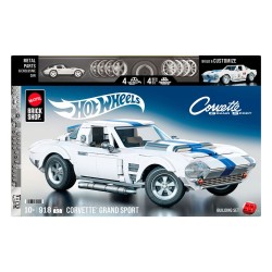Mattel Brick Shop Hot Wheels Elite Series Building Set 1/16 Corvette Grand Sport | 0194735320592