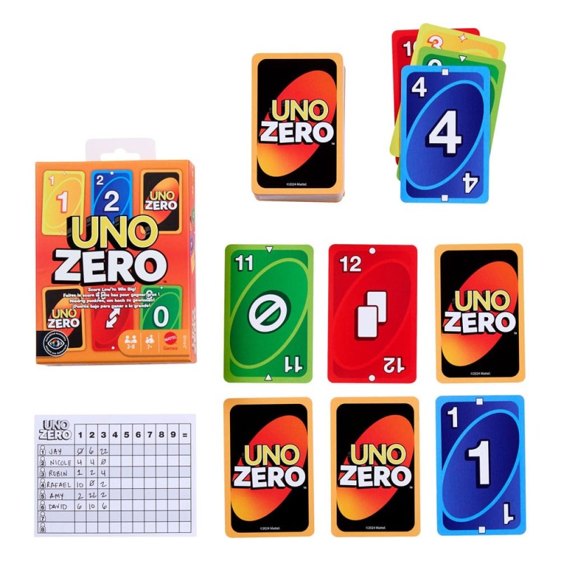 UNO Zero Card Game  | 0194735331857