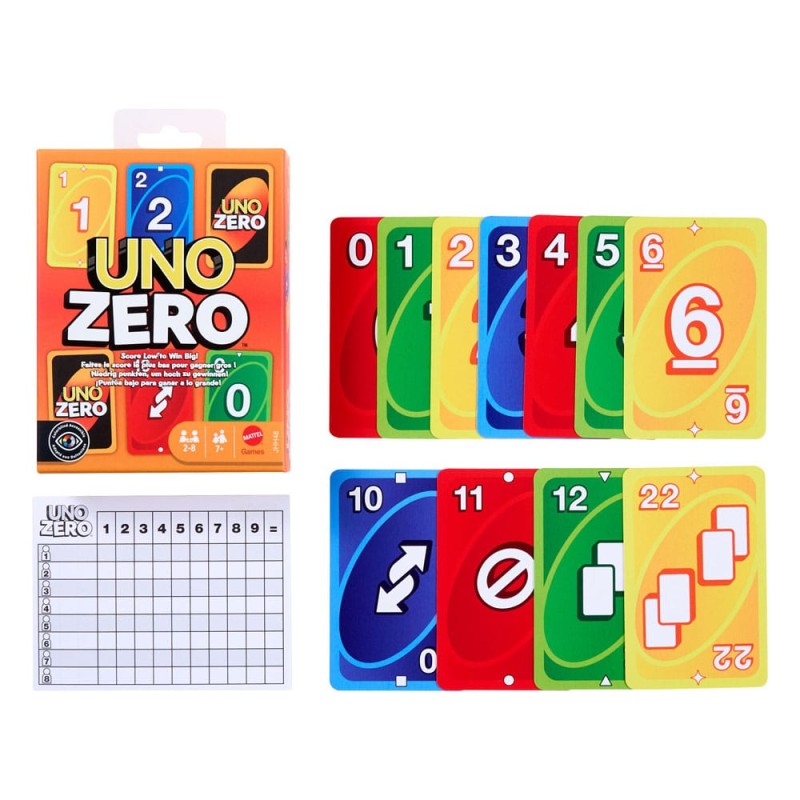 UNO Zero Card Game  | 0194735331857