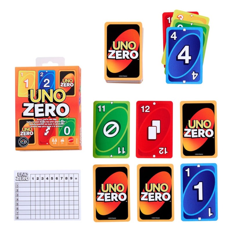 UNO Zero Card Game  | 0194735331857