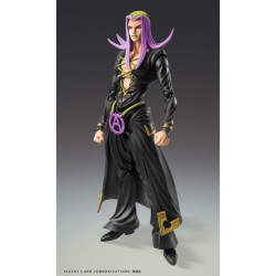 JoJo's Bizarre Adventure Part 5 Super Action Action Figure Chozokado Leone Abbacchio Black Ver. 16 cm