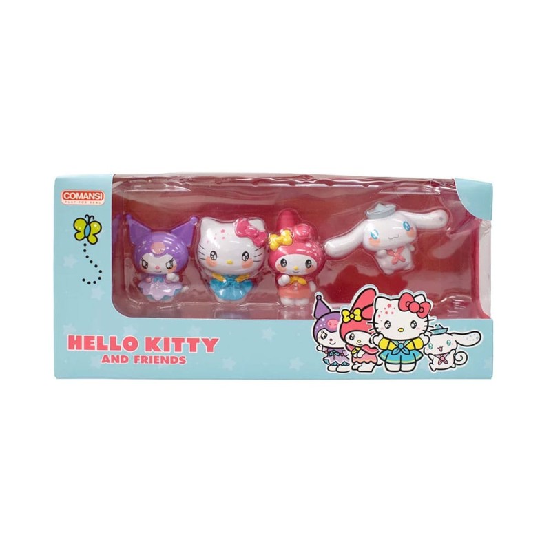 Hello Kitty and Friend Set de mini Figurines en boîte cadeau Hello Kitty (4) | 8412906904214