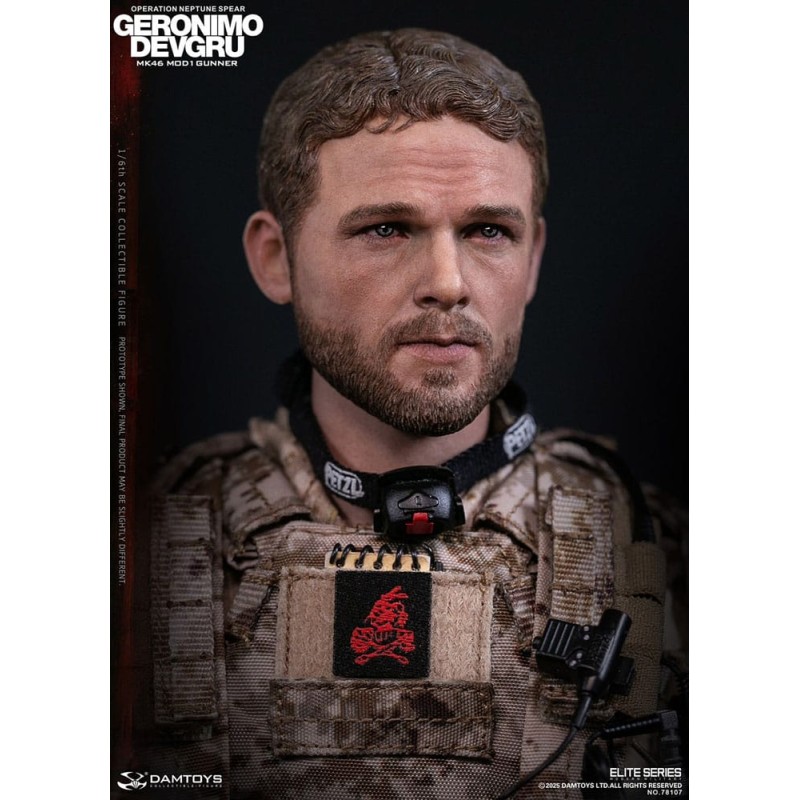 Modern Military figurine 1/6 Geronimo Devgru - MK46 MOD1 Gunner (Operation Neptune Spear) 30 cm | 6976204930662