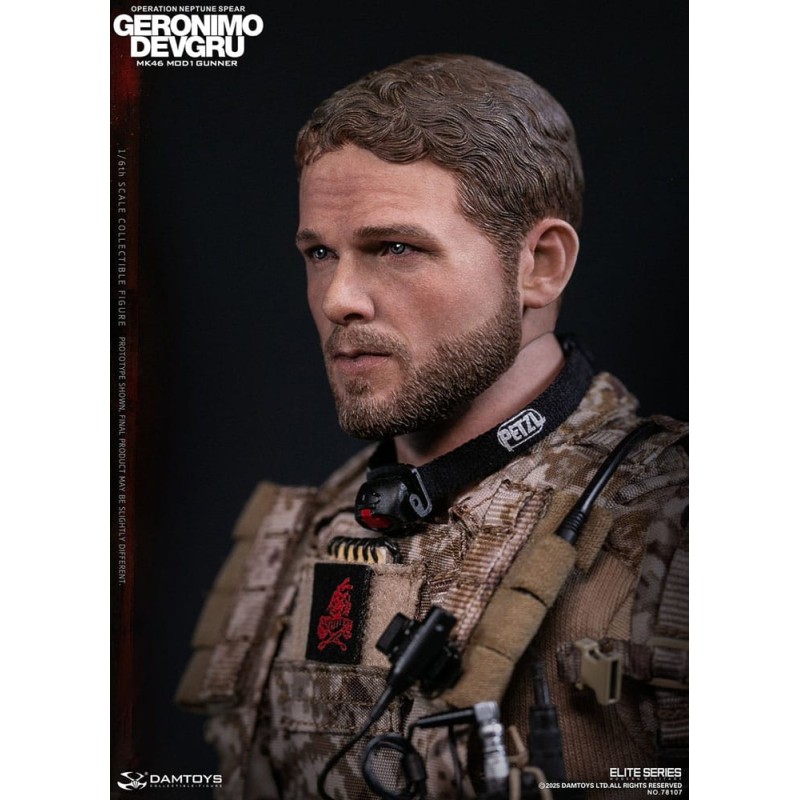Modern Military Action Figure 1/6 Geronimo Devgru - MK46 MOD1 Gunner (Operation Neptune Spear) 30 cm | 6976204930662