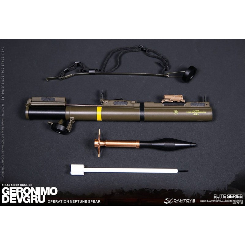 Modern Military Action Figure 1/6 Geronimo Devgru - MK46 MOD1 Gunner (Operation Neptune Spear) 30 cm | 6976204930662