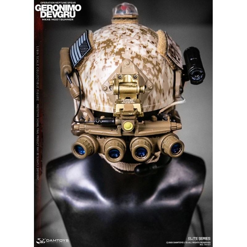 Modern Military Action Figure 1/6 Geronimo Devgru - MK46 MOD1 Gunner (Operation Neptune Spear) 30 cm | 6976204930662