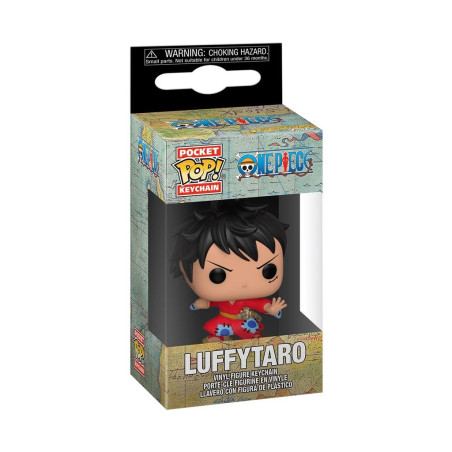 One Piece Sleutelhanger Funko POP! Kanton Luffytaro