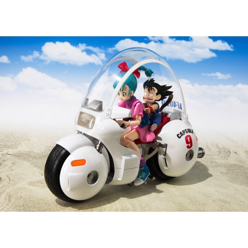Dragon Ball S.H. Figuarts Vehicle with Figure Bulma's Motorcycle Hoipoi Capsule No. 9 17 cm | 4573102664983