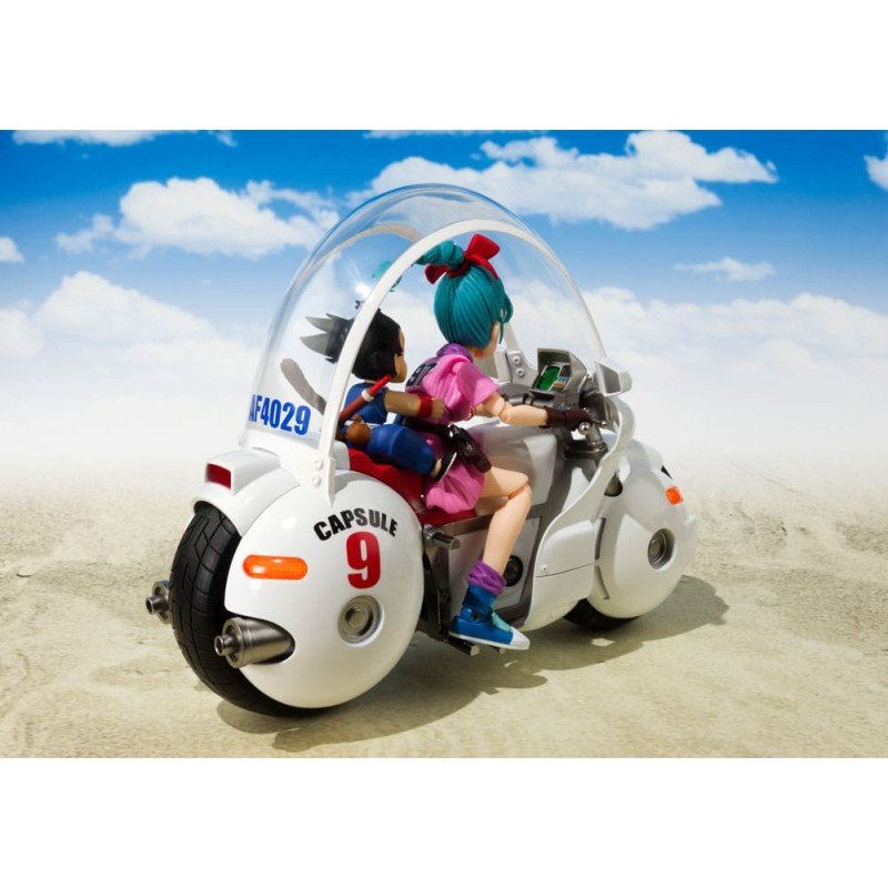 Dragon Ball S.H. Figuarts Vehicle with Figure Bulma's Motorcycle Hoipoi Capsule No. 9 17 cm | 4573102664983