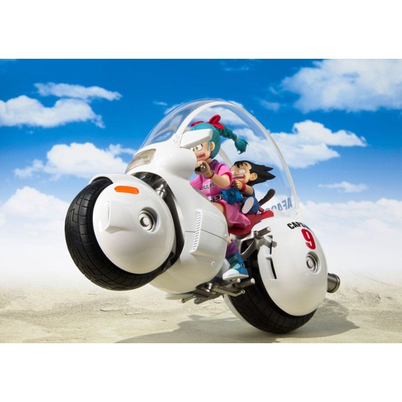 Dragon Ball S.H. Figuarts Vehicle with Figure Bulma's Motorcycle Hoipoi Capsule No. 9 17 cm | 4573102664983