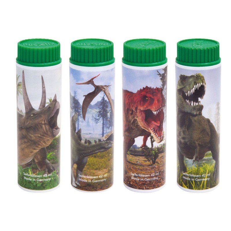 Classique Pustefix bulles de savon Dinosaures Assortiment (25) | 4063986852106